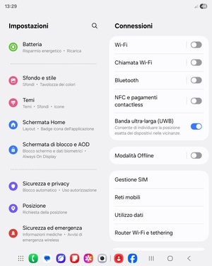 Per attivare il blocco dello schermo, vai al menu Impostazioni e seleziona Schermata di blocco e AOD