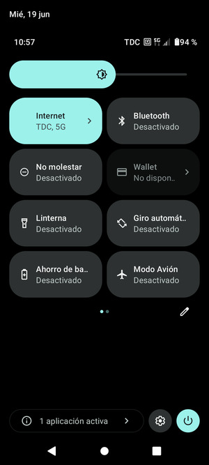 Seleccione Ahorro de batería