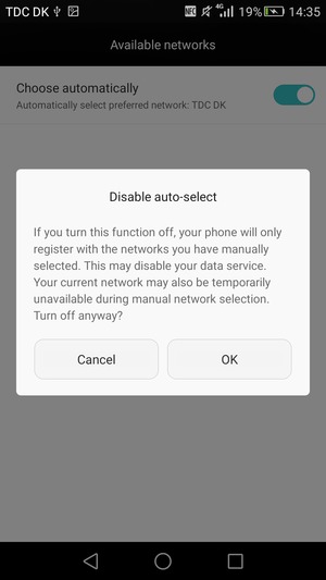 Select OK