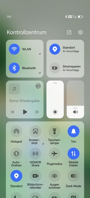 Schalten Sie WLAN und Bluetooth aus