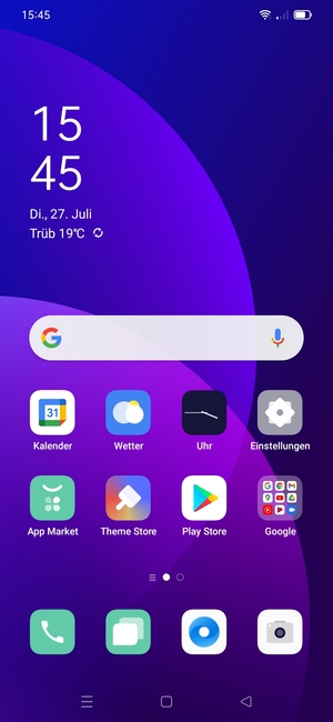Wählen Sie Einstellungen