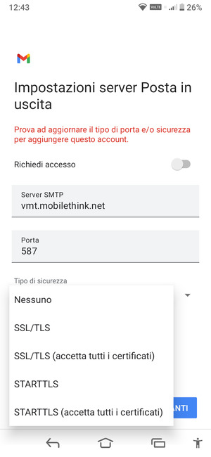 Seleziona Nessuno