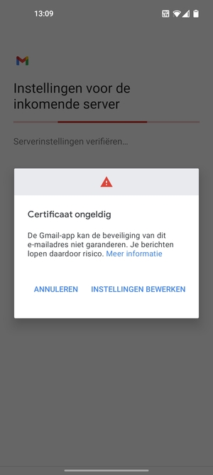 Selecteer INSTELLINGEN BEWERKEN