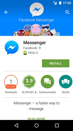 Select INSTALL