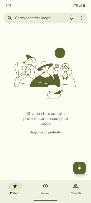 Seleziona Tastiera