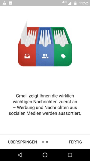 Wählen Sie FERTIG