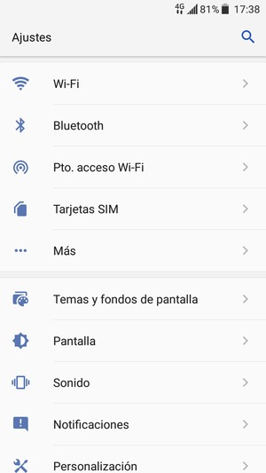 Seleccione Wi-Fi