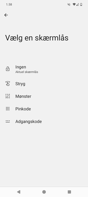 Vælg Mønster