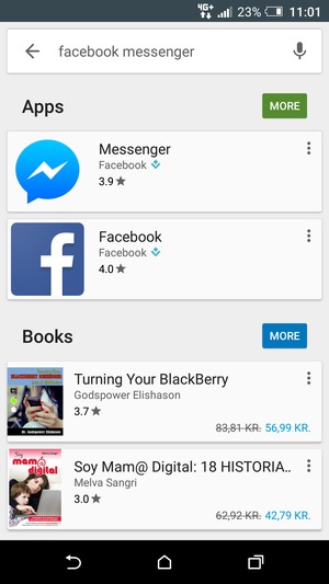 Select the app