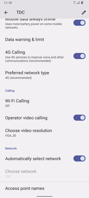 To change network if network problems occur, turn off Automatically select network