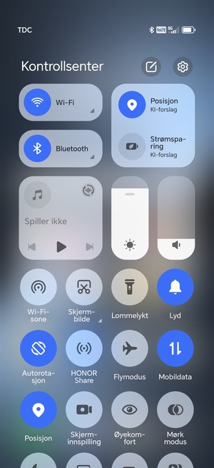 Slå av Wi-Fi og Bluetooth