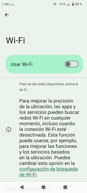Active Usar Wi-Fi