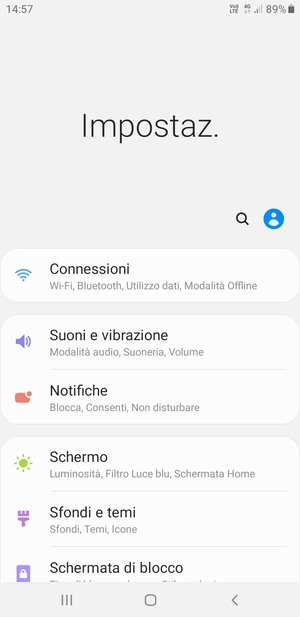 Seleziona Connessioni