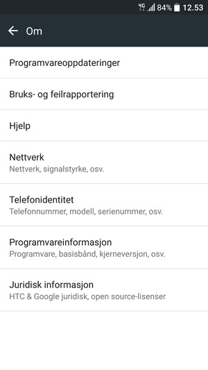 Velg Programvareoppdateringer