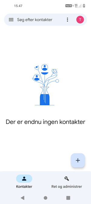 Vælg Ret og administrer