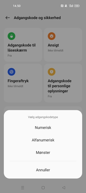 Vælg Mønster