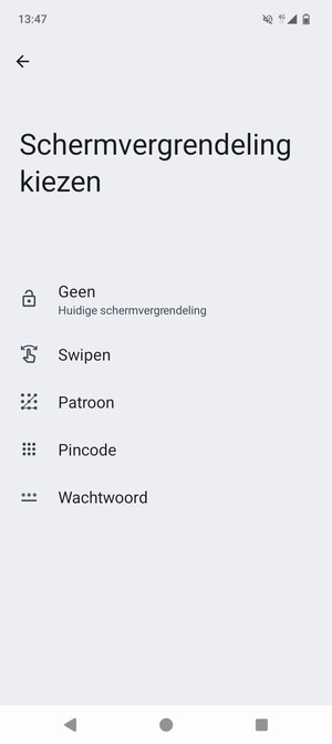 Selecteer Patroon