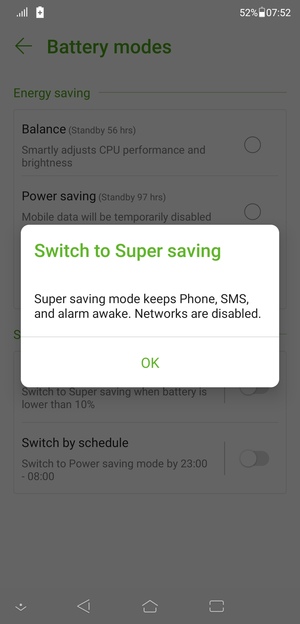 Select OK