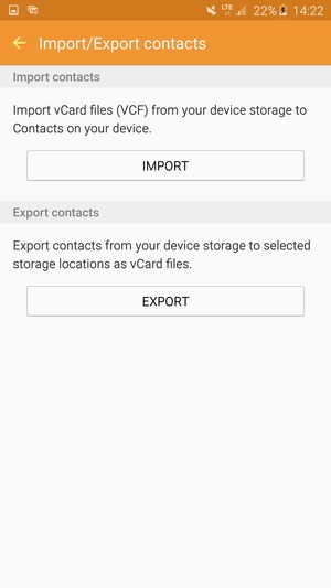 Select IMPORT