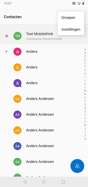 Selecteer Instellingen
