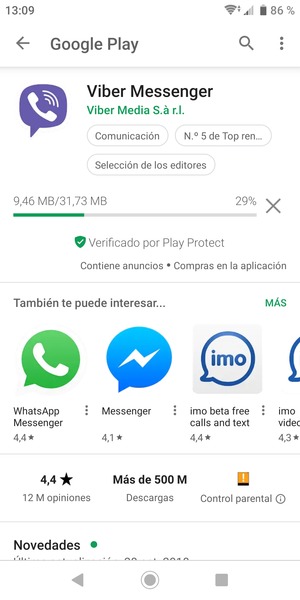 Espere a que el proceso de instalación finalice