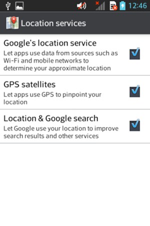 Uncheck the checkboxes