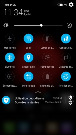 Désactiver le Wi-Fi et le Bluetooth