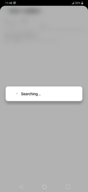 Wait for the search to finish