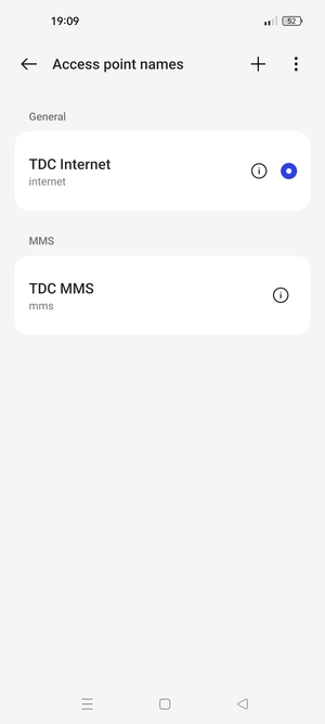 Select the Menu button