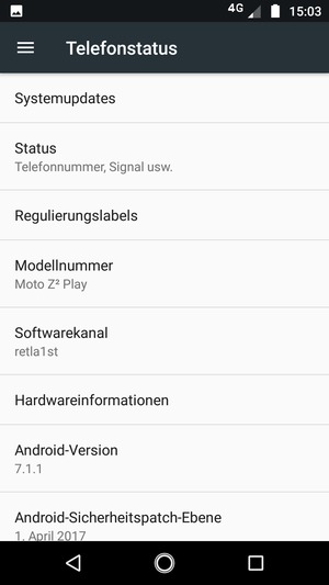 Wählen Sie Systemupdates