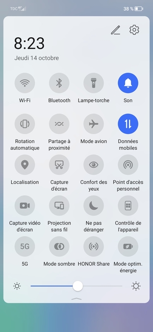 Sélectionnez Mode d'optimisation de la consommation énergie