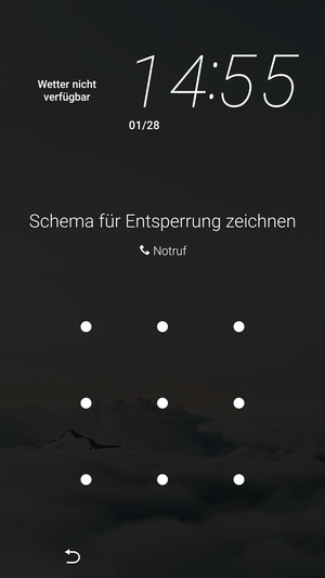 Ihr Handy ist jetzt mit einer Bildschirmsperre gesichert.