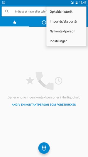 Vælg Indstillinger