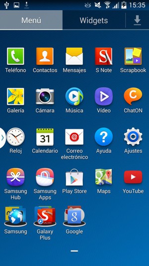 Seleccione Ajustes