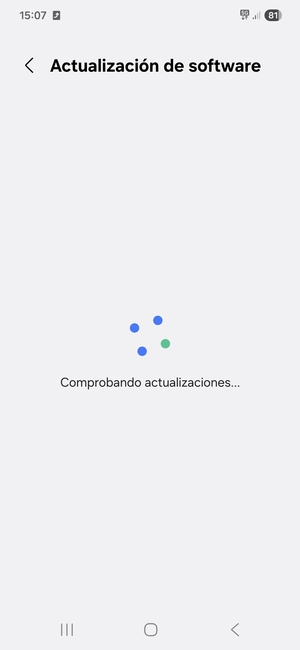 Espere a que la búsqueda termine