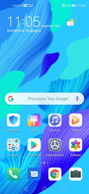 Seleziona Impostazioni