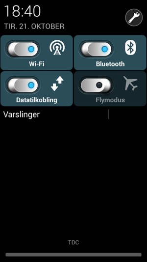 Slå av Wi-Fi