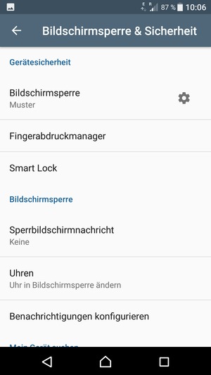 Ihr Handy ist jetzt mit einer Bildschirmsperre gesichert