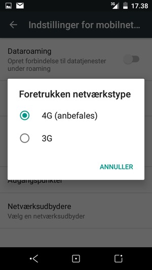 Vælg din foretrukne mulighed