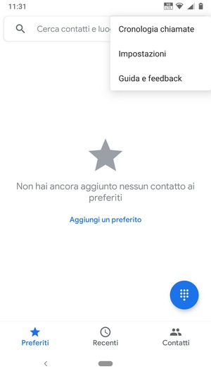 Seleziona Impostazioni