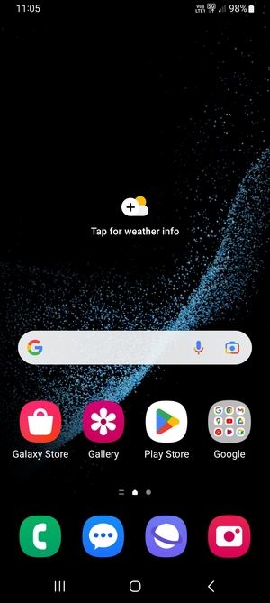 Swipe up