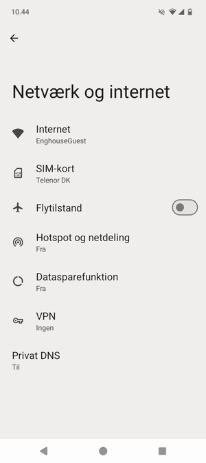 Vælg SIM-kort