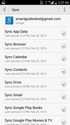 Check all the checkboxes