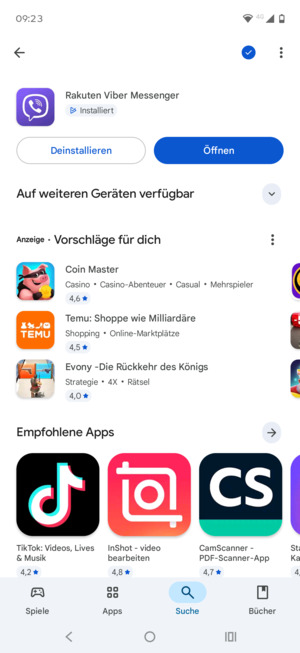 Wählen Sie Öffnen