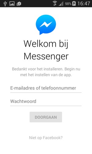 Uw app is klaar voor gebruik