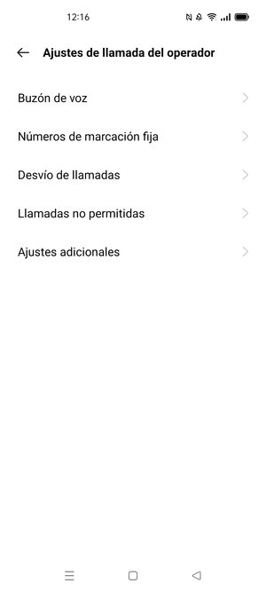 Seleccione Ajustes adicionales