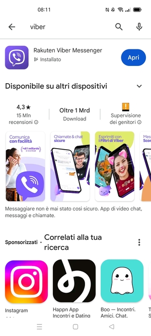 Seleziona Apri