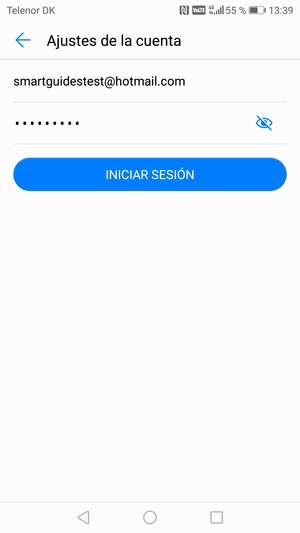 Introduzca su dirección Hotmail y Contraseña. Seleccione INICIAR SESIÓN