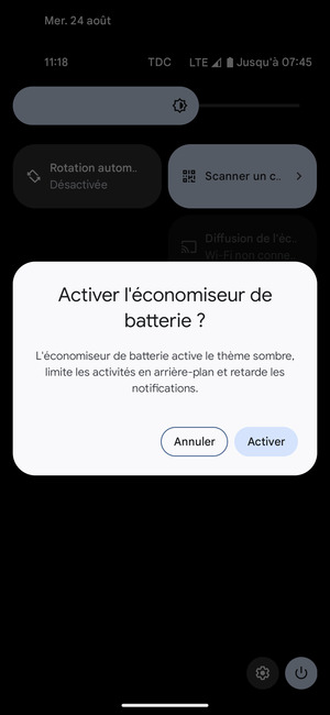 Sélectionnez Activer