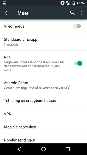 Selecteer Mobiele netwerken